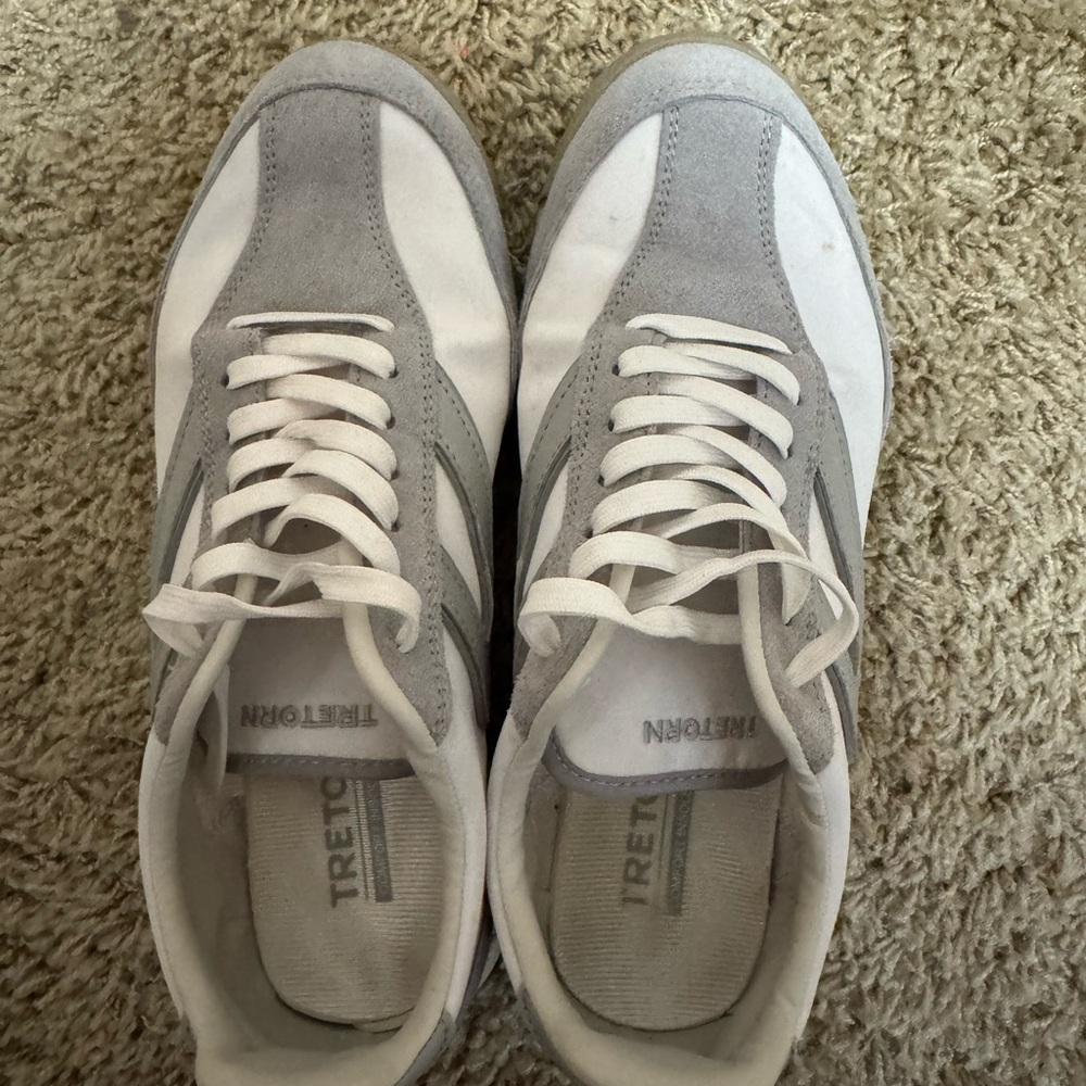 Tretorn Classic Gray and White Sneakers